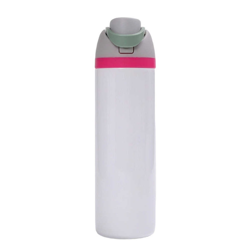 Bouteille d'eau sport en acier inoxydable à double paroi de 32 oz pour sublimation