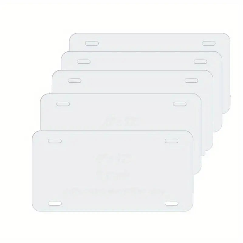 Plaque En Aluminium Métallique Vierge De Sublimation lot de 10