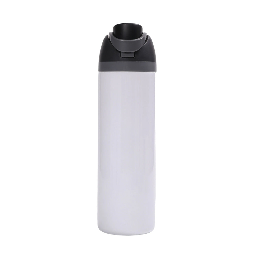 Bouteille d'eau sport en acier inoxydable à double paroi de 24 oz pour sublimation