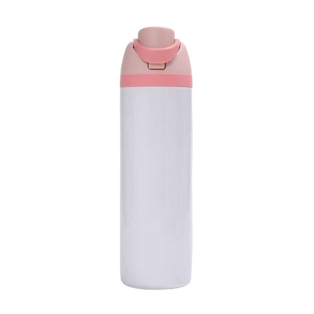 Bouteille d'eau sport en acier inoxydable à double paroi de 32 oz pour sublimation