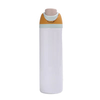 Bouteille d'eau sport en acier inoxydable à double paroi de 32 oz pour sublimation