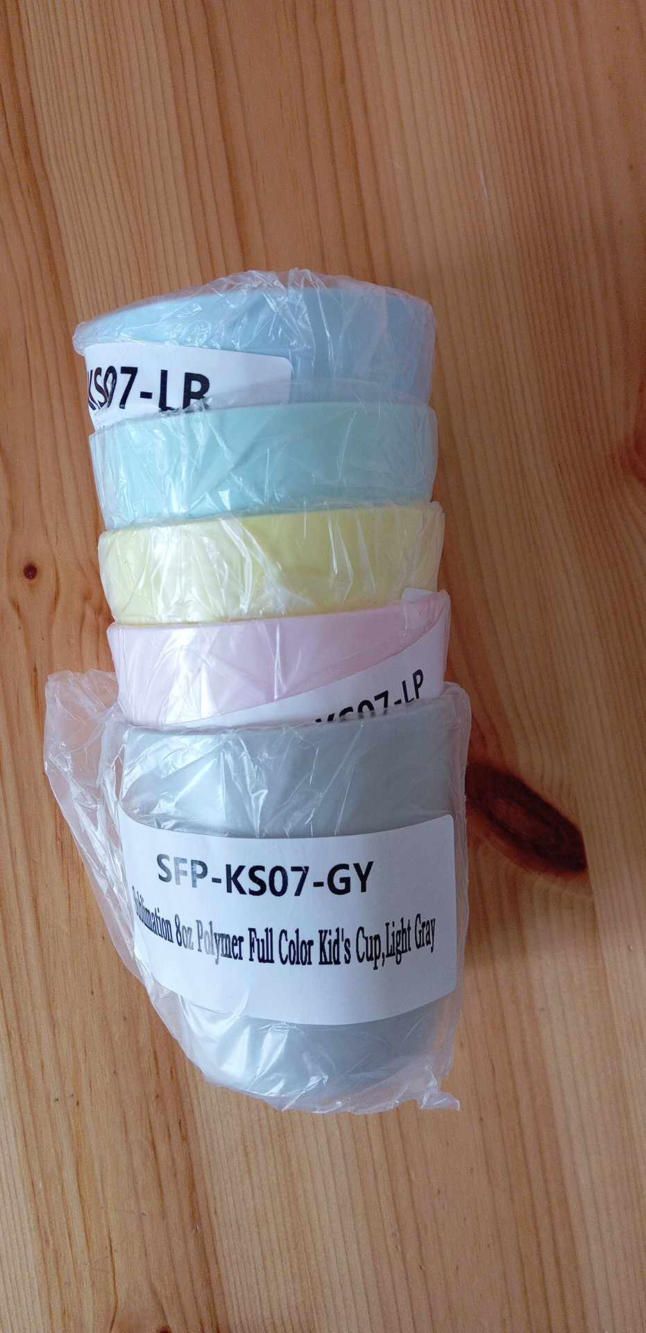 Gobelet Enfant en Polymère Vierge – Sublimation & Vinyle
