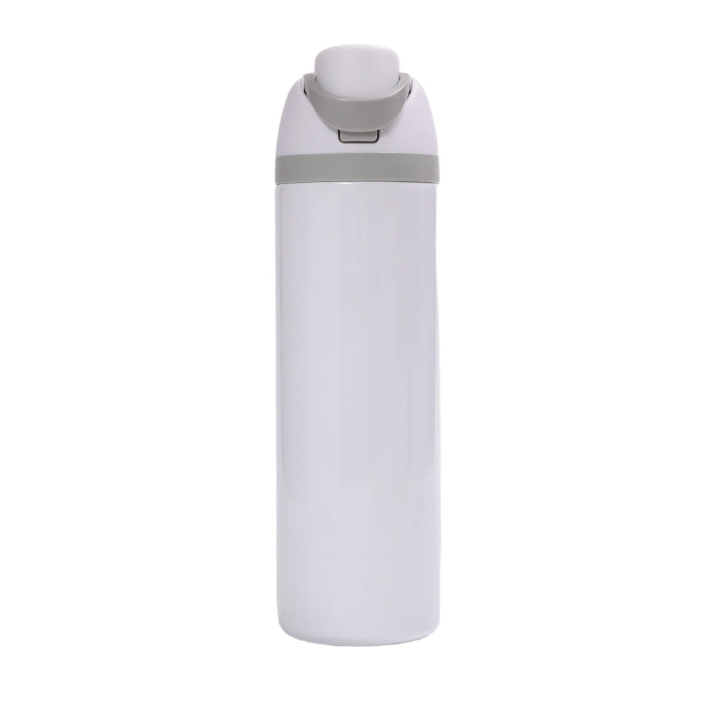 Bouteille d'eau sport en acier inoxydable à double paroi de 32 oz pour sublimation
