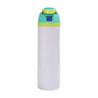Bouteille d'eau sport en acier inoxydable à double paroi de 32 oz pour sublimation