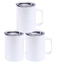 Tasse en acier  inoxydable  isolée