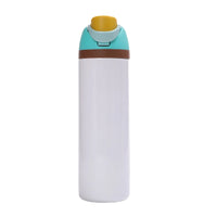Bouteille d'eau sport en acier inoxydable à double paroi de 32 oz pour sublimation