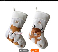 Chaussette de Noël à Sublimer – Vierge | Personnalisable Famille & Enfants