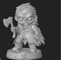 Figurine 3D Personnalisée sur Mesure – Résine Haute Qualité à Peindre