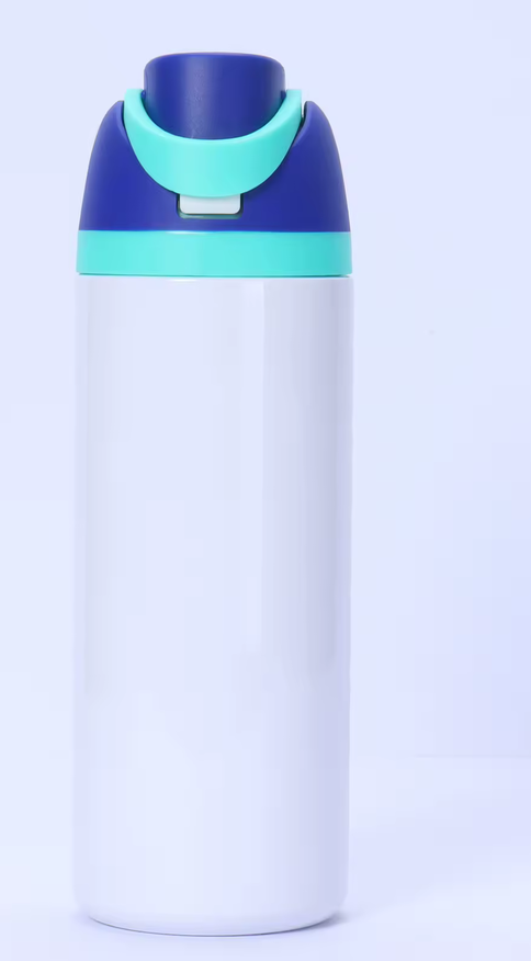Bouteille d'eau sport en acier inoxydable à double paroi de 24 oz pour sublimation —
