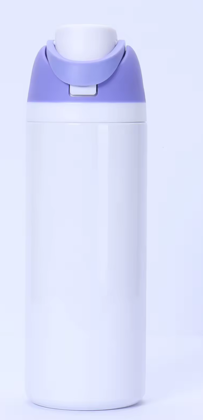 Bouteille d'eau sport en acier inoxydable à double paroi de 24 oz pour sublimation —