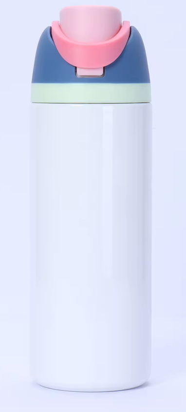Bouteille d'eau sport en acier inoxydable à double paroi de 24 oz pour sublimation —