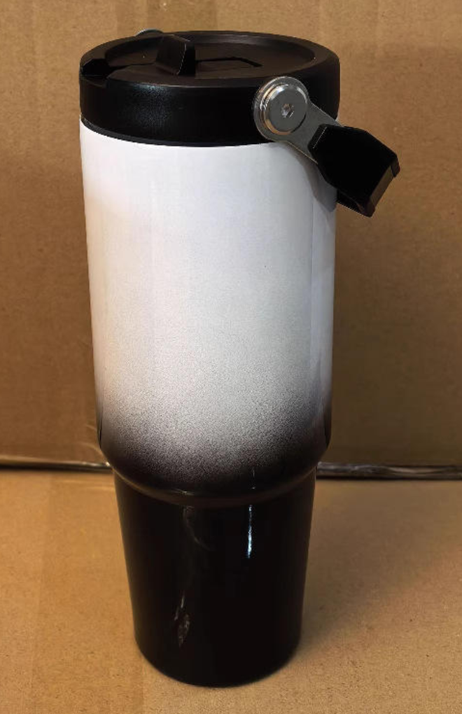 Tasse Isotherme en Acier Inoxydable 30oz avec Couvercle de Transport - Dégradé Prêt pour Sublimation