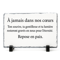 Anpassbare Tafel (Foto, Logo, Text...) 