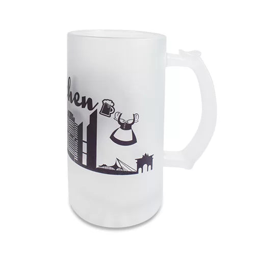 Chope à bière en verre 16 oz
