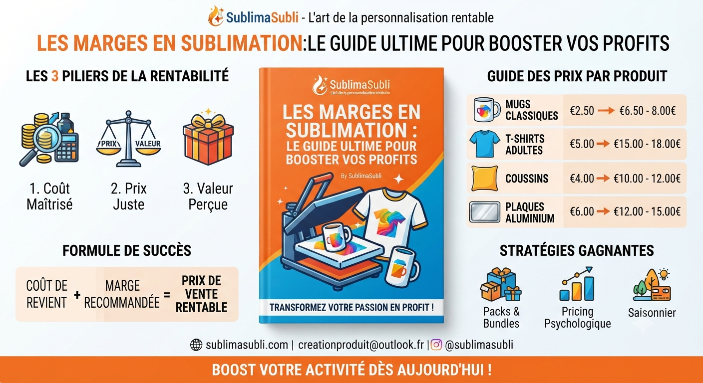 LES MARGES EN SUBLIMATION : LE GUIDE ULTIME POUR BOOSTER VOS PROFITS