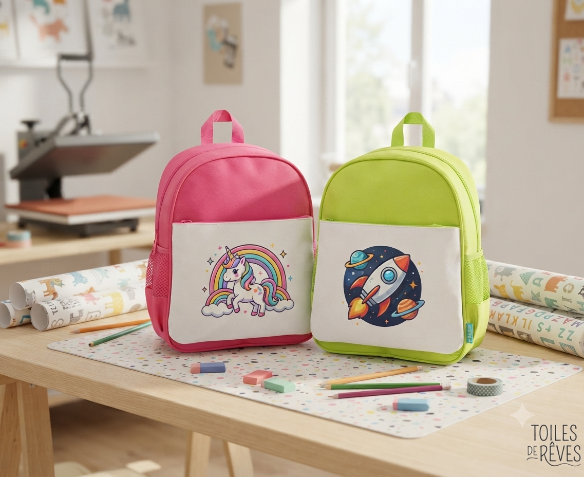 Sac à Dos Enfant à Sublimer – Vierge | Polyester Premium