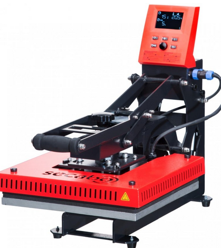 MÉCANO - Presse transfert thermique à plat - Ouverture portefeuille électromagnétique - Modulaire - Plateau 38 cm