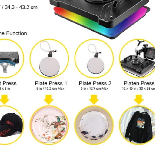 Pack de démarrage   avec press a chaud et imprimate epson 2850