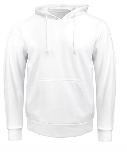 Sweat 100 % polyester blanc ou couleur