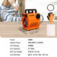 VEVO-Mini presse à chaud pour tasse en céramique 11 oz-15 oz