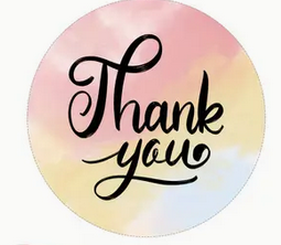 Étiquette Thermique De Cercle Coloré