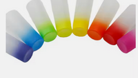 Verre Givré Couleur 3oz – Vierge ou Personnalisé | Sublimation HD