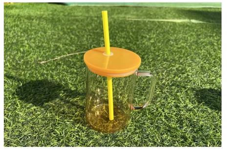 Bidon en verre avec poignée