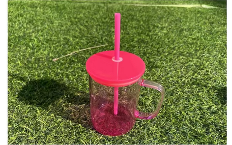 Bidon en verre avec poignée