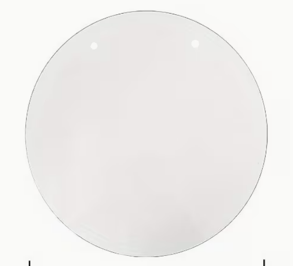 4pcs panneau de porte en métal à sublimation rond