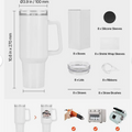 tumbler 40oz lot de 8 pcs