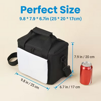 Sac à Déjeuner Isotherme Noir – Lunch Bag Étanche & Compact