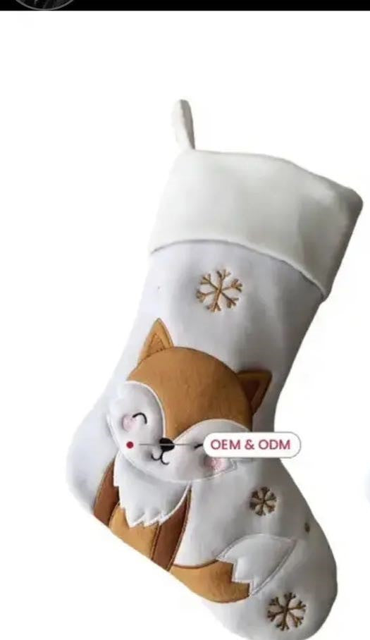 Chaussette de Noël à Sublimer – Vierge | Personnalisable Famille & Enfants