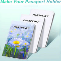 Porte-passeport couverture vierge