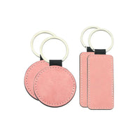 Porte-clés en similicuir (différentes formes) LOT DE 10