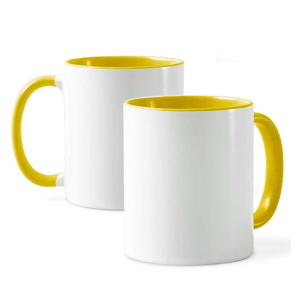 Tasse en céramique intérieur et anse de couleur HAUTE qualité ANA