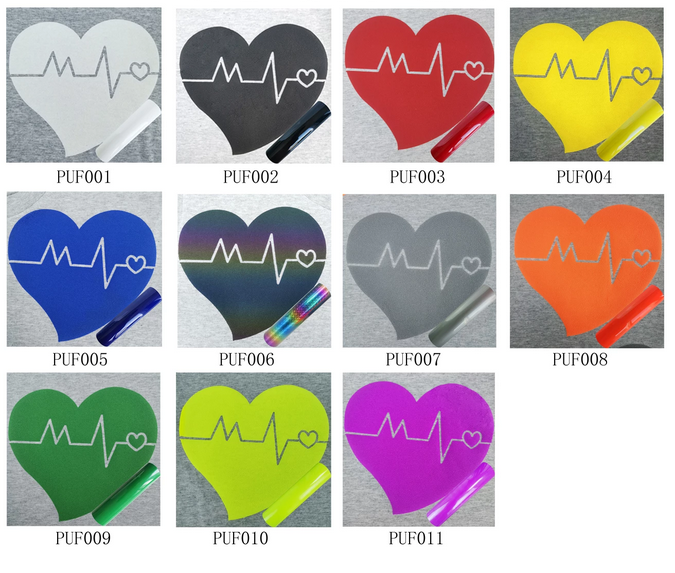 Vinyle 3D à transfert de chaleur