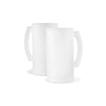 Chope à bière en verre givré 16oz (lot de 2)
